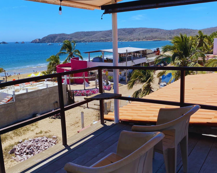 Terraza panorámica con hamaca y vistas de 360 grados
