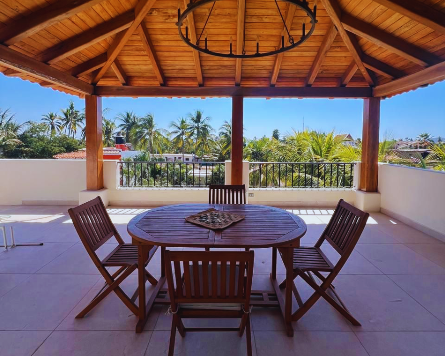 Terraza panorámica en el tercer piso con vista 360 grados