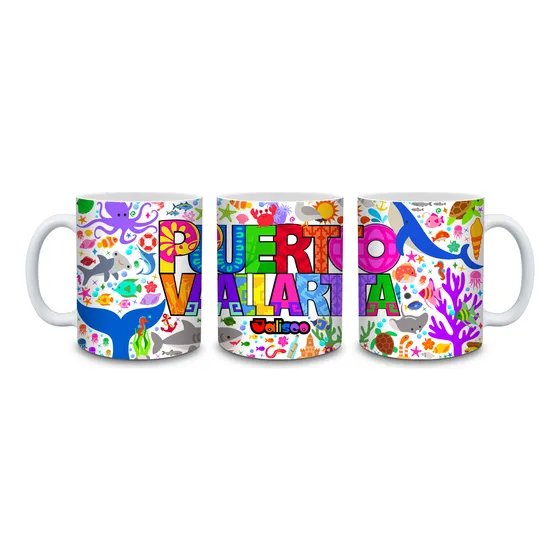 Taza recuerdo artesanal